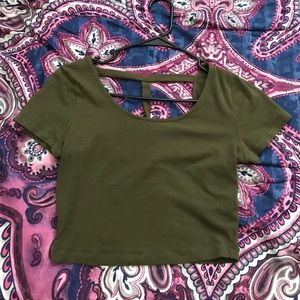 Olive Green Top